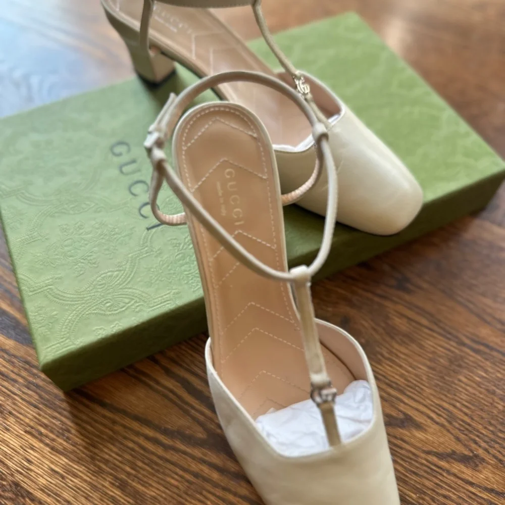 GUCCI DOUBLE G SLINGBACK PUMPS - Brand New - Picture 3 of 10
